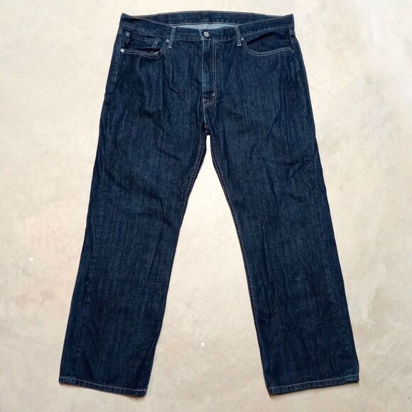 Levi's 559 Jeans Fits 40x30 Blue Denim Relaxed Straight Dark Wash - Picture 5 of 10